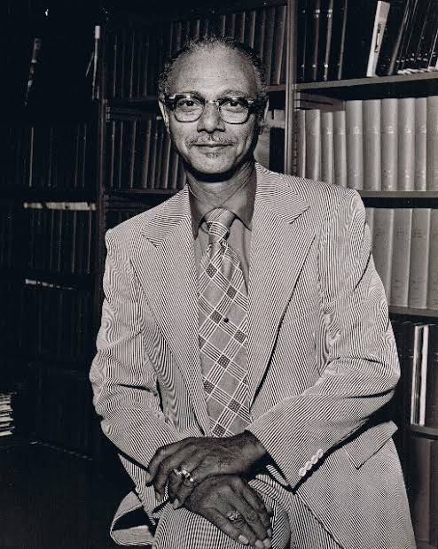 Today's Black American (Freedmen) is Edwin Roberts Russell. Russell was one of the few Black scientists who worked on the Manhattan Project. As a chemist, he helped develop methods for isolating plutonium-239 from uranium. This work was essential to the production of atomic