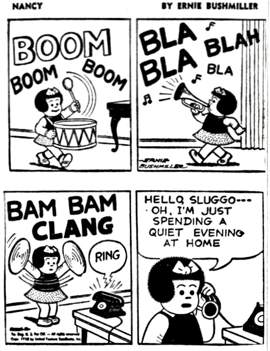 Nancy Comics by Ernie Bushmiller tweet media