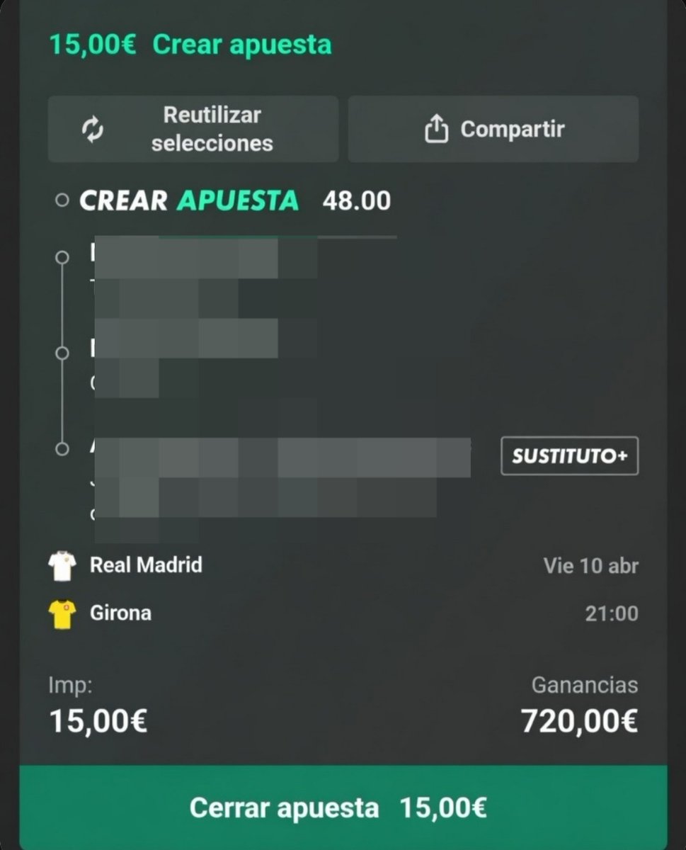 _allsportspicks's tweet photo. 🇪🇸Te recomiendo darle al Madrid - Girona. Es lo más factible que he observado en mucho tiempo en ámbito de fútbol.

Los que hagan erre té se la damos por priv. https://t.co/XGfjtKtpT0