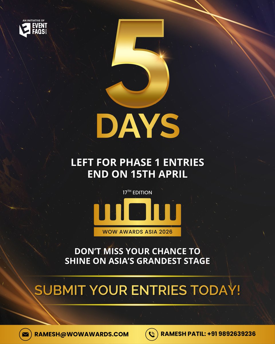 WOW Awards Asia tweet media