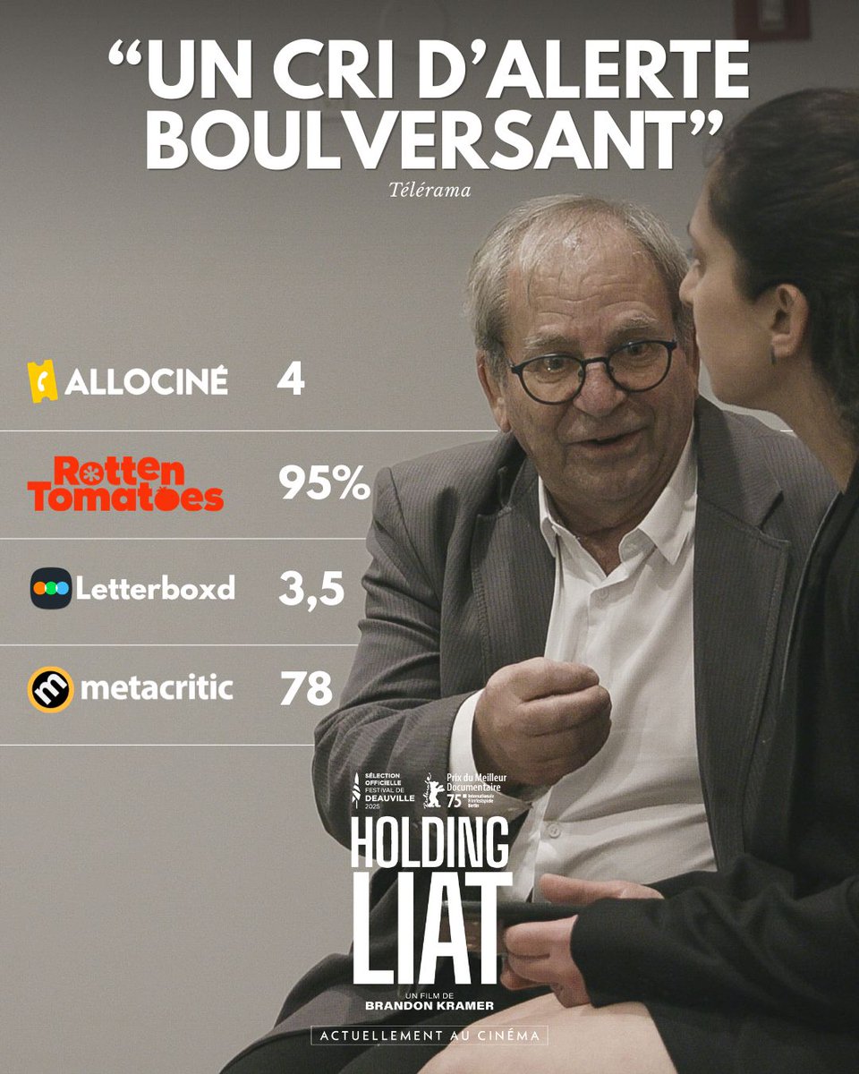 LAtelierDistrib's tweet photo. 🍿 HOLDING LIAT est un succès critique ! 

📅 Rendez vous actuellement au cinéma pour découvrir ce documentaire bouleversant primé à la @berlinale.

🎟Réservez votre séance : https://t.co/KXVynt6EnO

En partenariat avec @Franceculture. https://t.co/XFK7ReSeoa