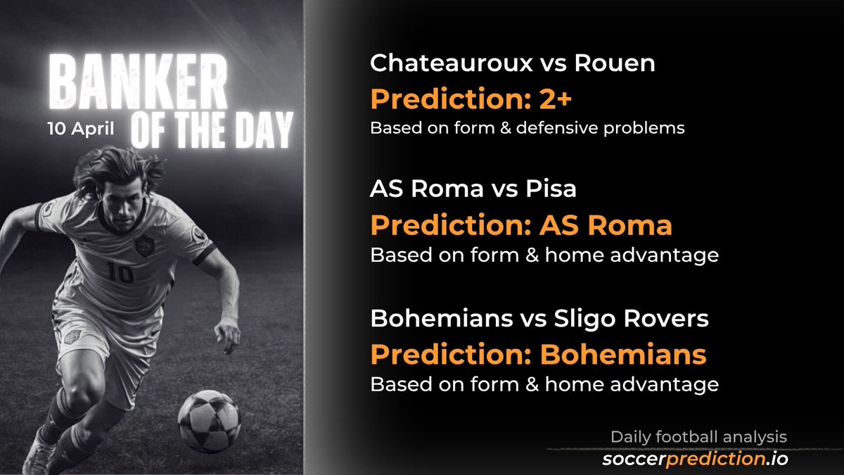 🔥 Acca Builder
What’s your take on today’s pick? Got any other matches in mind? 👇