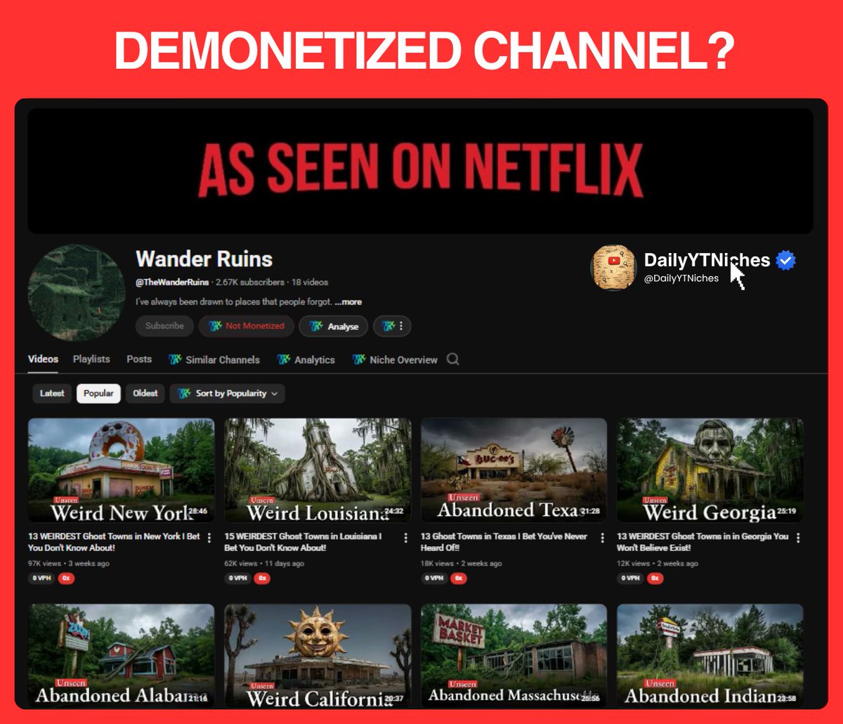 DailyYTNiches tweet media