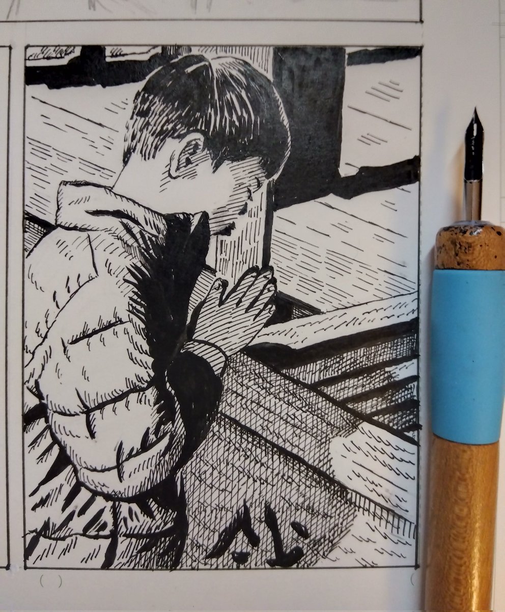 漫画、少しずつ描いています。