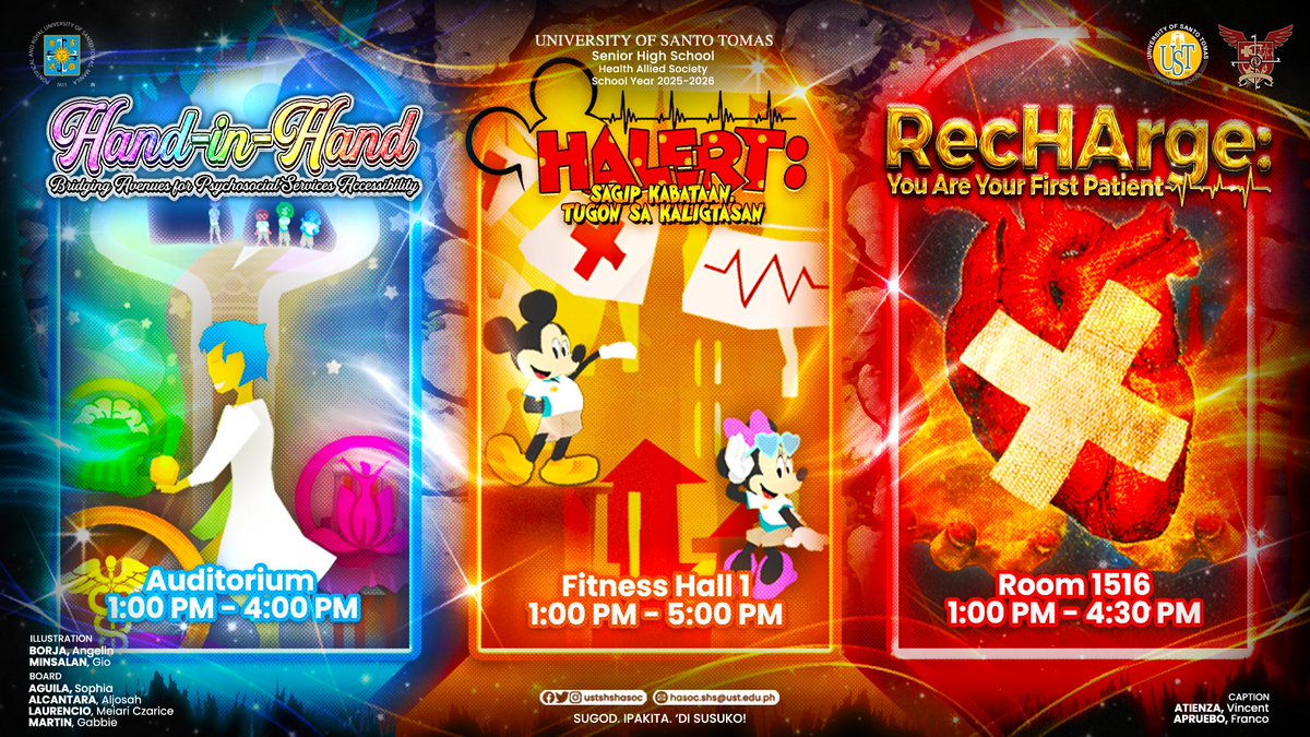 UST SHS Health Allied Society tweet media