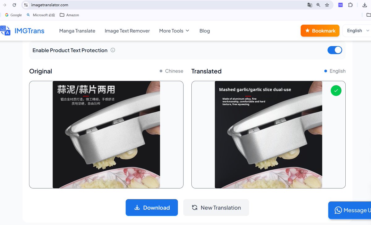 DorothyJune33's tweet photo. Stop wasting hours on Photoshop just to translate product images! 🛑
This AI tool translates text on any image and magically rebuilds the original background and layout. Perfect for sellers expanding globally.
Link in the replies! 👇 #IMGTrans #AmazonFBA #WorkSmarter https://t.co/oOgtA4rKdm