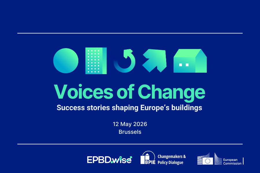 Energy4Europe's tweet image. Co-organised on 12 May with @BPIE_eu, the event 'Voices of Change - Success stories shaping Europe's buildings' will showcase real-world case studies, demonstrating practical successes in building renovation and decarbonisation 🏘️🏗️
 
Agenda ➡️ link.europa.eu/yHCF9c
 
#EPBD