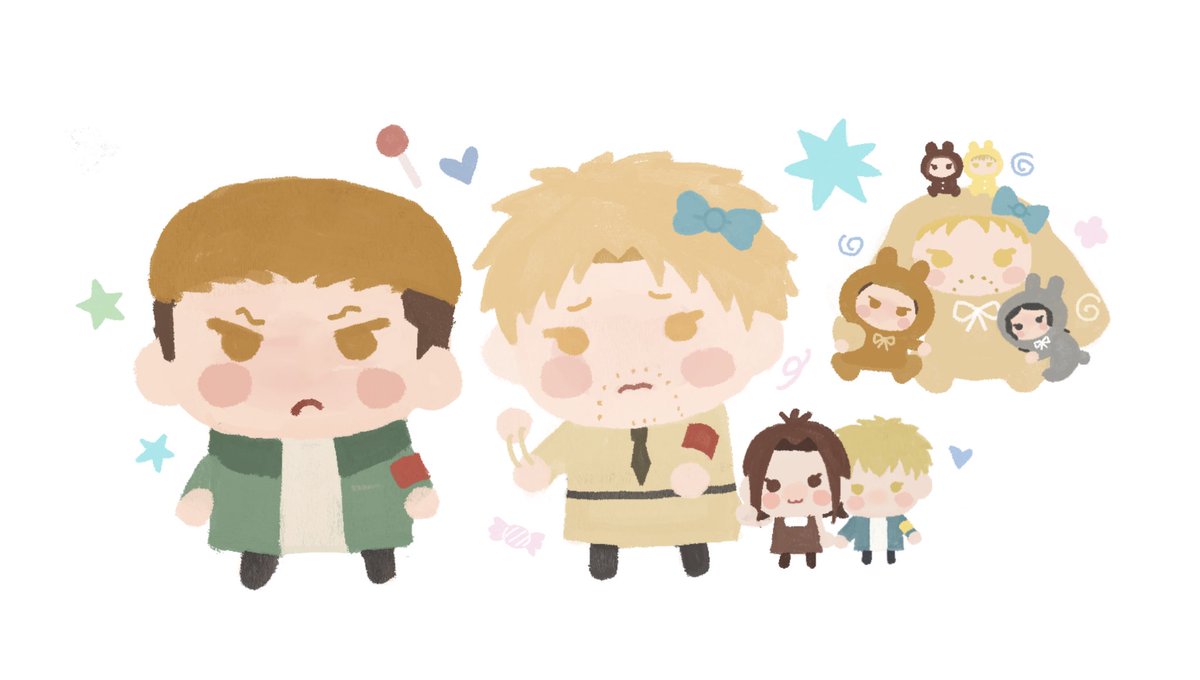 #ガリライ #gallirei #aot
 小猪一家🐽