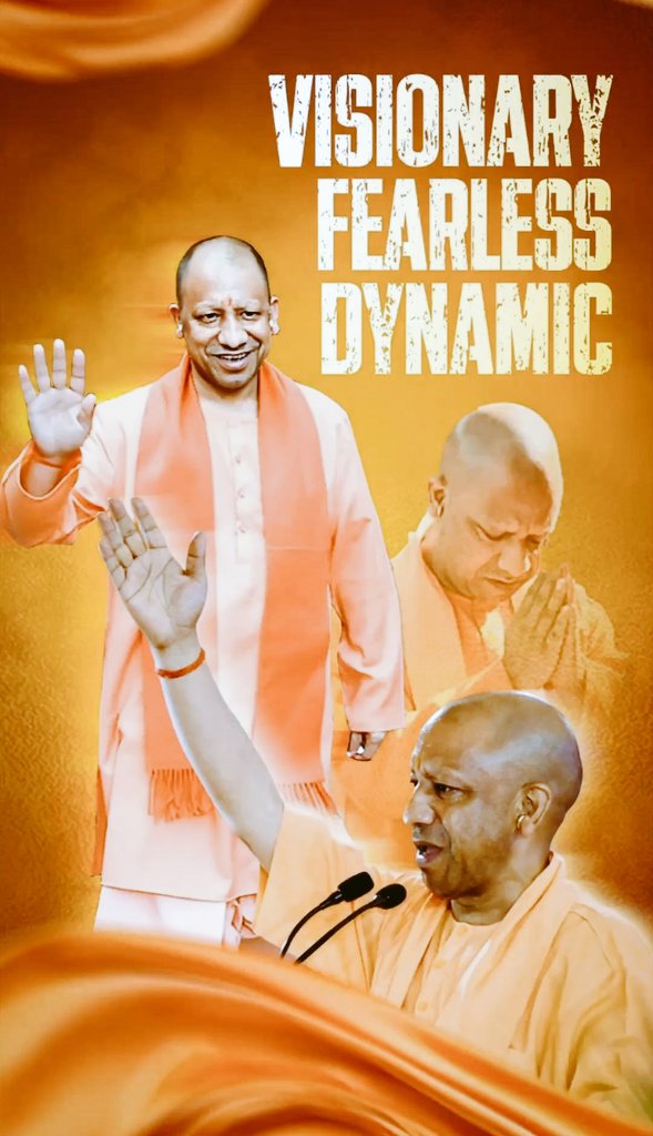 _SanatanDharma's tweet image. Visionary. Fearless. Dynamic.
A leader who turned governance into real transformation.
Remarkable and truly inspiring leadership- the wave of change is rising.
#TransformingUP #NewIndia