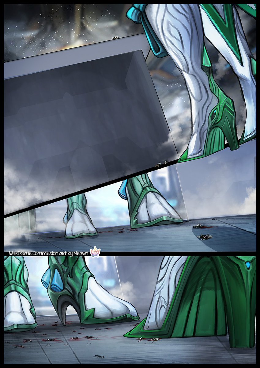 meawtly's tweet image. Commission  
#warframe #protea #gts