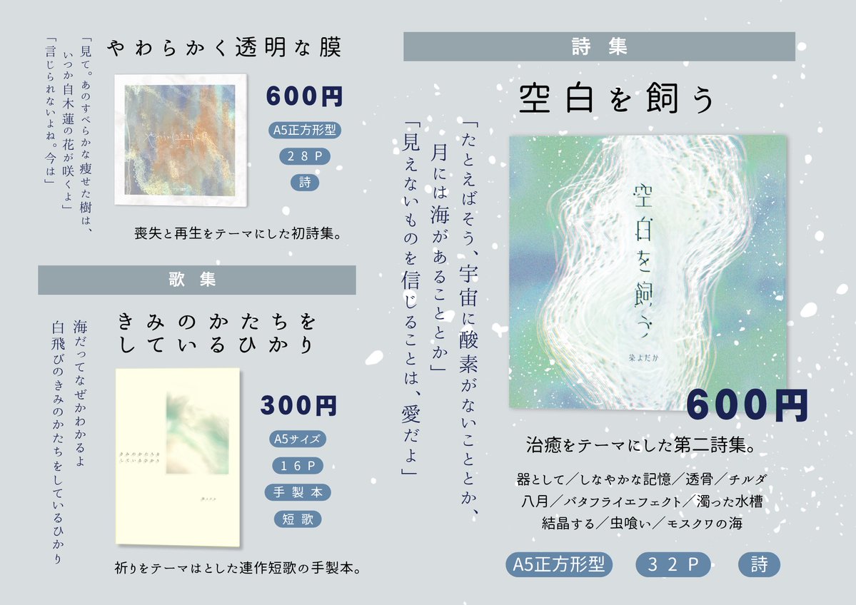 染よだか𓅪4/11 なごや駅西文芸マルシェ tweet media