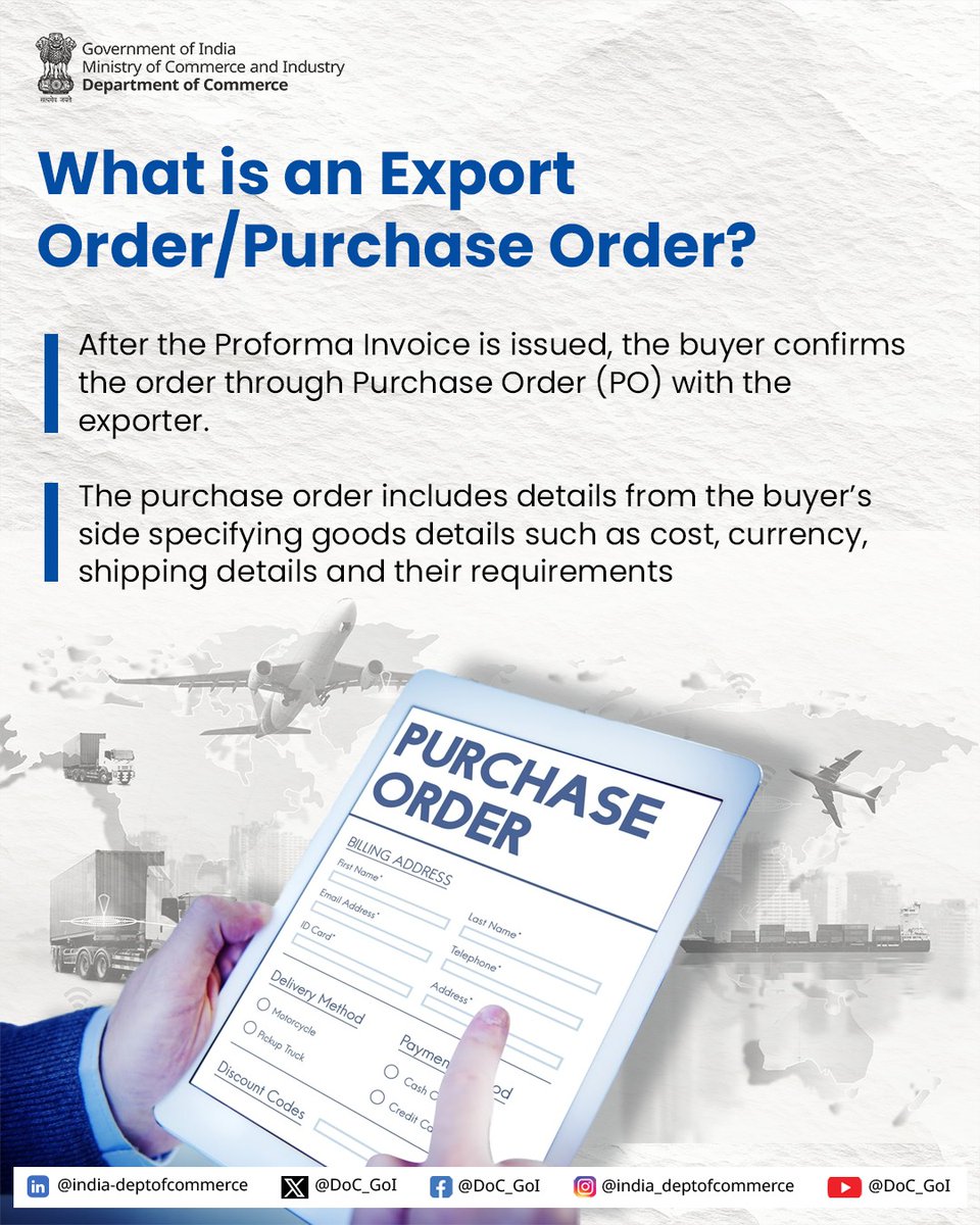 Dept of Commerce, GoI tweet media