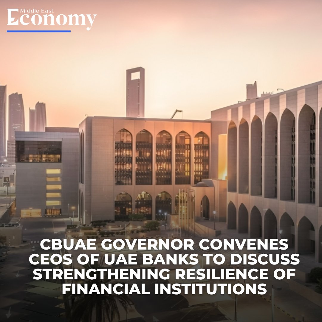 Economy_ME's tweet image. Khaled Mohamed Balama, Governor of @centralbankuae, convened on Friday the regular meeting with the chief executive officers of banks operating in the UAE, in the presence of assistant governors and senior officials.

Read more: economymiddleeast.com/news/cbuae-gov…

#UAE #CentralBank #Economy