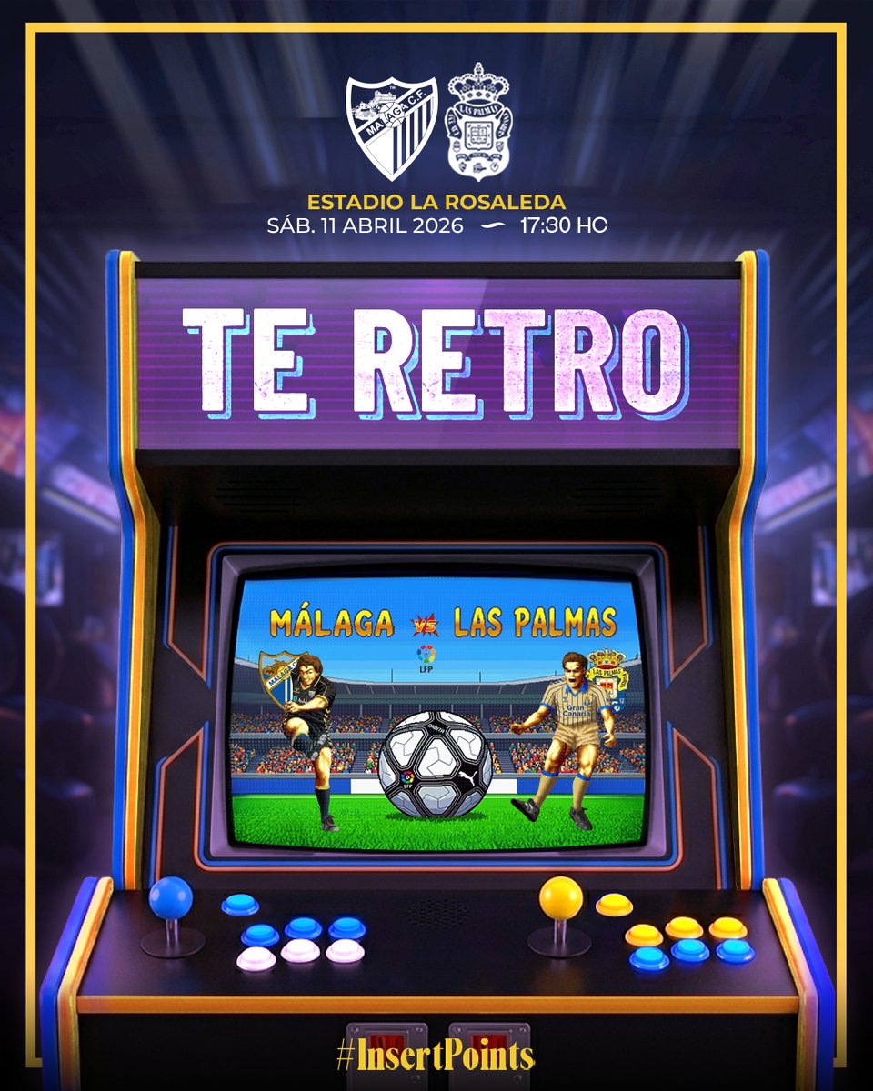 UDLP_Oficial's tweet photo. 👋🏼 ¡Buenos días, afición!

Hoy toca viajar en el tiempo… pero con la mirada puesta en el presente. 🎮⚽ ¡Que empiece el juego!

#InsertPoints #MálagaLasPalmas #SeremosMásUnión #LaUniónHaceLasPalmas https://t.co/GZUem4gYFk