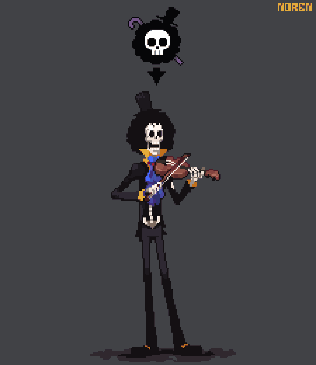 Brook.

#ドット絵 #pixelart