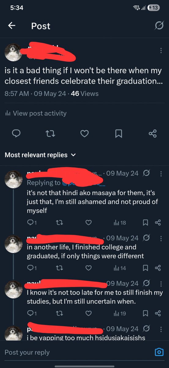 polisaurus__'s tweet photo. people are cruel. imagine ito yung naging dahilan ng mga taong tinuturing mong family na iwan ka, just because I was being honest about what I feel about myself, and not them. https://t.co/AXjNtnsQG7