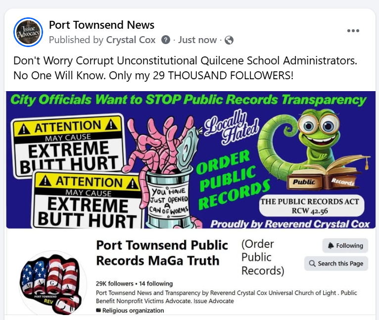 Reverend Crystal Cox tweet media