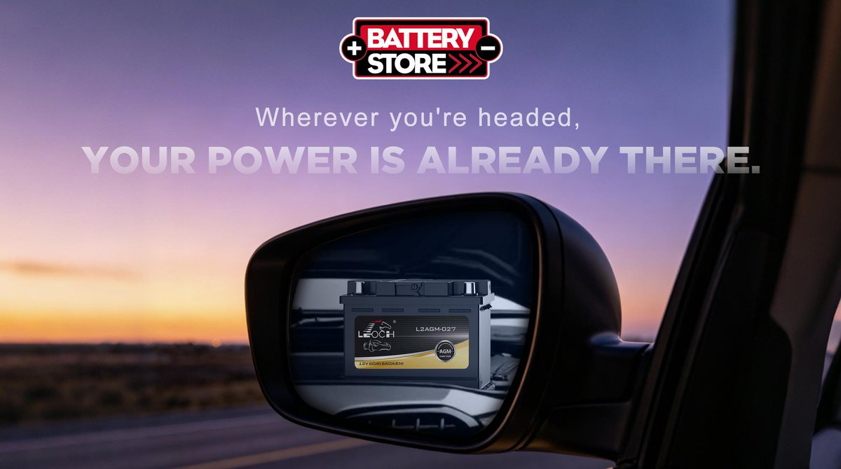 BatteryStoreUK's tweet image. What’s ahead matters. But what’s powering you matters more! 
Especially when it starts without hesitation every time, Leoch car batteries built for the journeys you rely on.

#CarBattery #StartCarbattery #AGMCarBattery #LeochBattery
