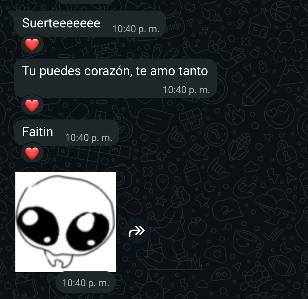 Le enseñe a mi novio el significado de "faitin" y ahora cada vez que tengo un mal día o mucho trabajo, él me lo dice para motivarme
