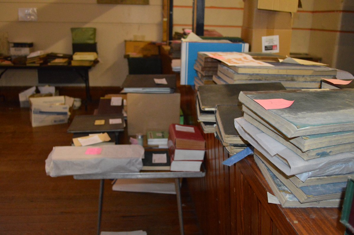 WhitchurchHosp's tweet photo. Day 10 @ARAScot
#Archive30
#CataloguingCollections
Back in 2015 when the archive was all in the man hall of Whitchurch Hospital https://t.co/lvNbxcFqQc