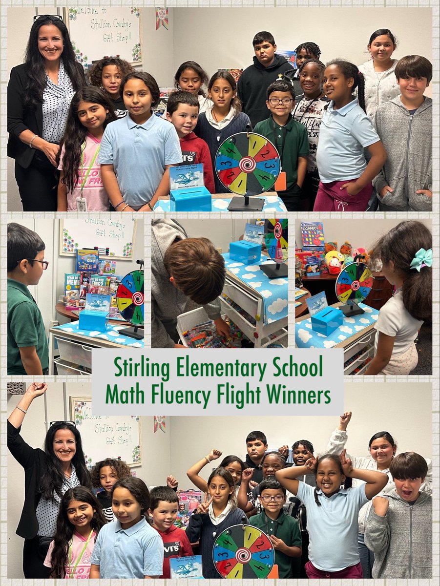 TeamUp2Lead's tweet image. Flying high with math skills! Congratulations to our newest iReady Fluency Flight winners! 🔢✏️🎉 #MathGoals #CelebratingStudents
#StrongerEveryDay
@browardschools 
@BCPS_South 
@StirlingElem