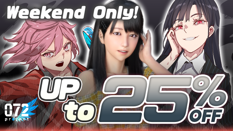 A long week is over. You deserve some high-quality... visual research. 🔥Now up to 25%off !!

⬇️Shop Now!⬇️(〃∀〃)
072project.com/r18/shop?order… 

#072Project #R18 #AdultGames #紳士限定 #Angel #Ticket #JK #wife #booba #處女