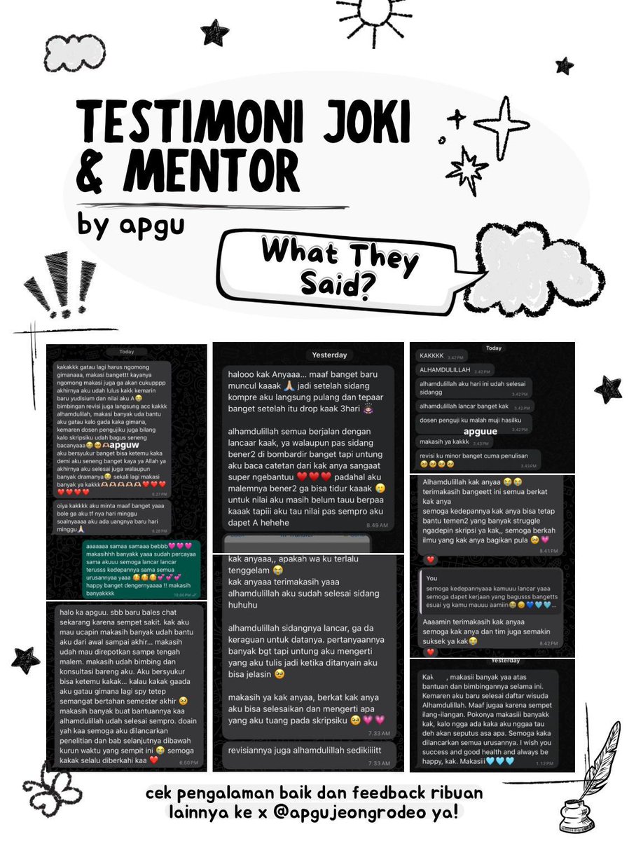 loopytiga's tweet photo. @fleuricz hii kak apgu bisa banget bantu skripsi/tesis km! 🤍 @apgujeongrodeo siap bantuin joki atau ngajarin dari awal sampe paham~ langsung ke x-nya yah buat tanya2🫰🏻 https://t.co/pManvBtrWS