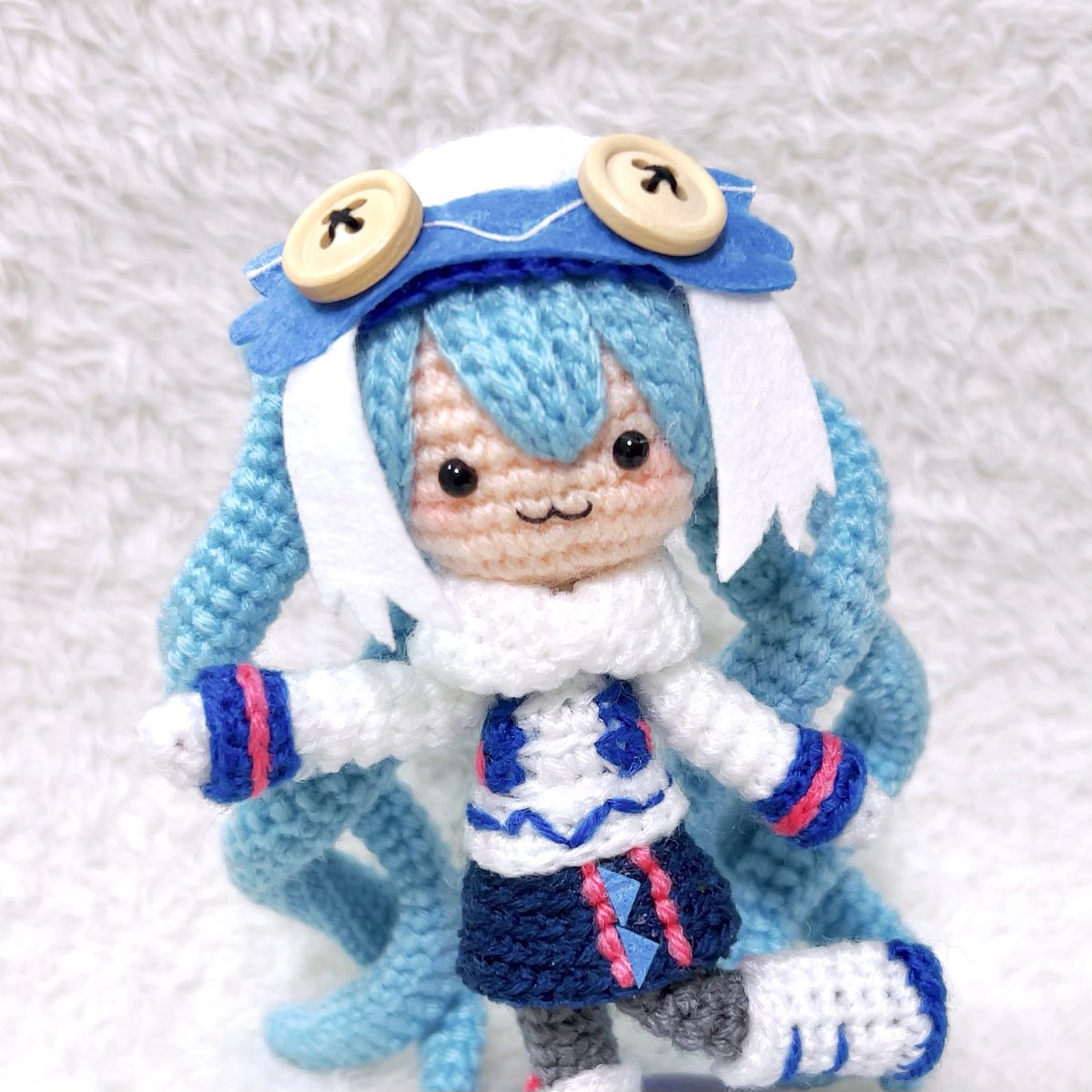 ✧︎*。mico✧︎*。 ねこのあみぐるみ ♡ かぎ針編み ♡ パーツ ♡ Instagramであみぐるみを発信されてるyumekoさんの編み方で『ミャク