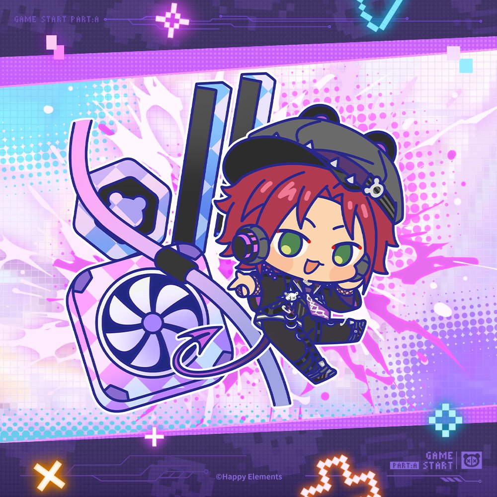 enstars2_tw's tweet image. 「GAME×START · 前篇」活動現已開啟！
⏰活動時間：4月11日12:00 - 4月26日24:00

★攻略破局★
參與活動可獲得★5【完美攻略】朔間凜月（附帶MV服裝）、背景【HAPPY