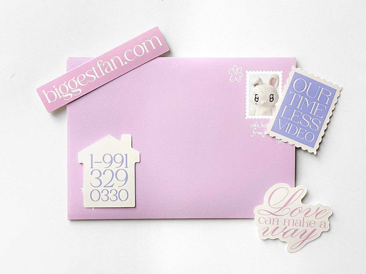 🩷
𝗕𝗶𝗴𝗴𝗲𝘀𝘁 𝗙𝗮𝗻 𝗠𝗶𝗻𝗶 𝗦𝘁𝗶𝗰𝗸𝗲𝗿 𝗣𝗮𝗰𝗸

️️
아이린의 첫 솔로 1위를 기념해 RT 해주신 용씩이들 중 3분을 추첨해서 미니 스티커팩을 보내드립니다 ♡

(국내 주소지 only / 리무버블 용지, 방수 가능)

#BiggestFan1stWin