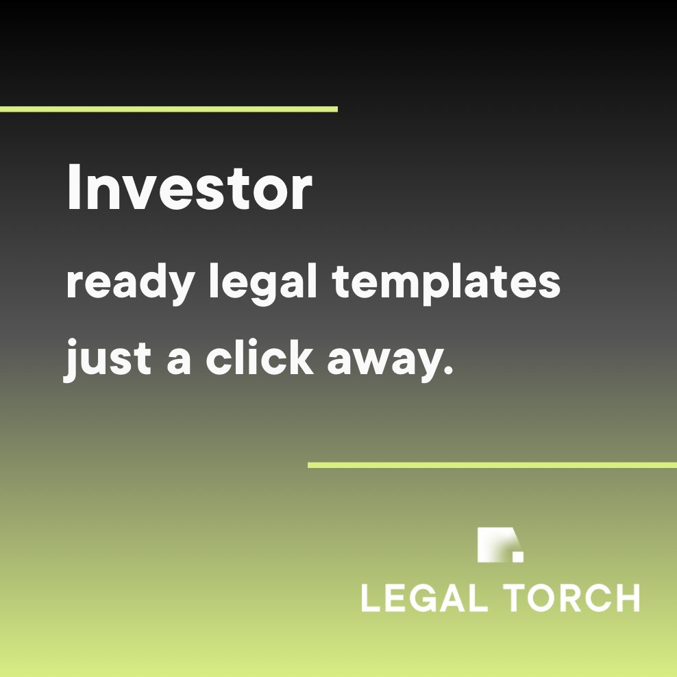 VAIOT_LTD's tweet image. Raising capital? Closing a deal?
→ Share Transfers
→ Loans &amp;amp; Pledges
→ Joint Ventures

LegalTorch brings key startup documents into one place — ready to customize.

👉 legaltorch.mt
#StartupLaw #Founders #ScaleUp