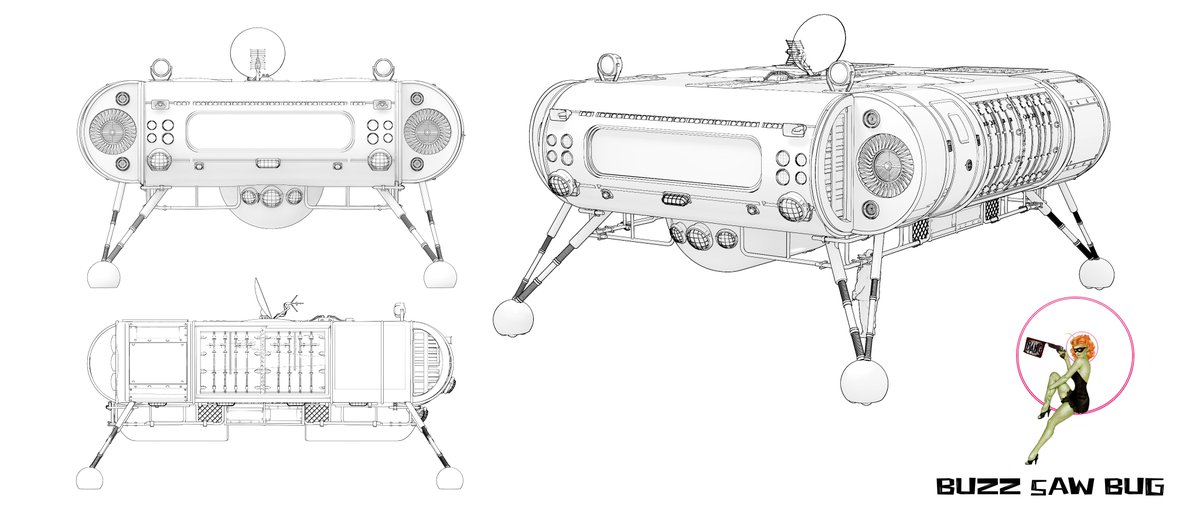 coldesign_ltd's tweet image. SPACE stuff for friday.
#conceptart #conceptartist #freelancedesigner #conceptforvfx #freelanceconceptartist #scifidesign