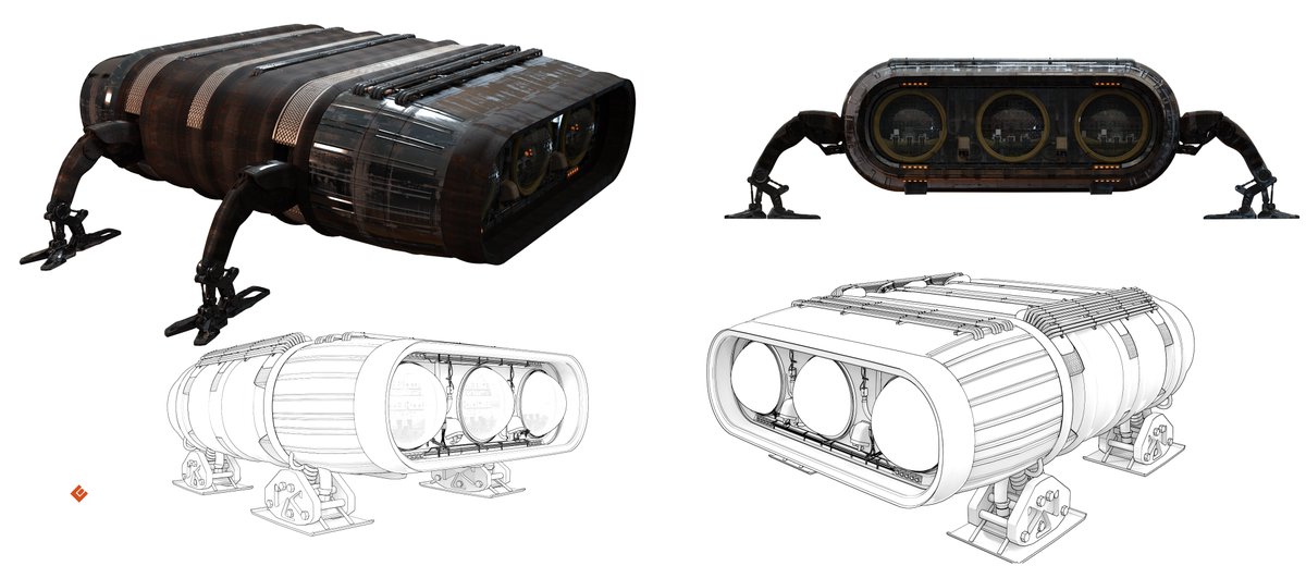 coldesign_ltd's tweet image. SPACE stuff for friday.
#conceptart #conceptartist #freelancedesigner #conceptforvfx #freelanceconceptartist #scifidesign
