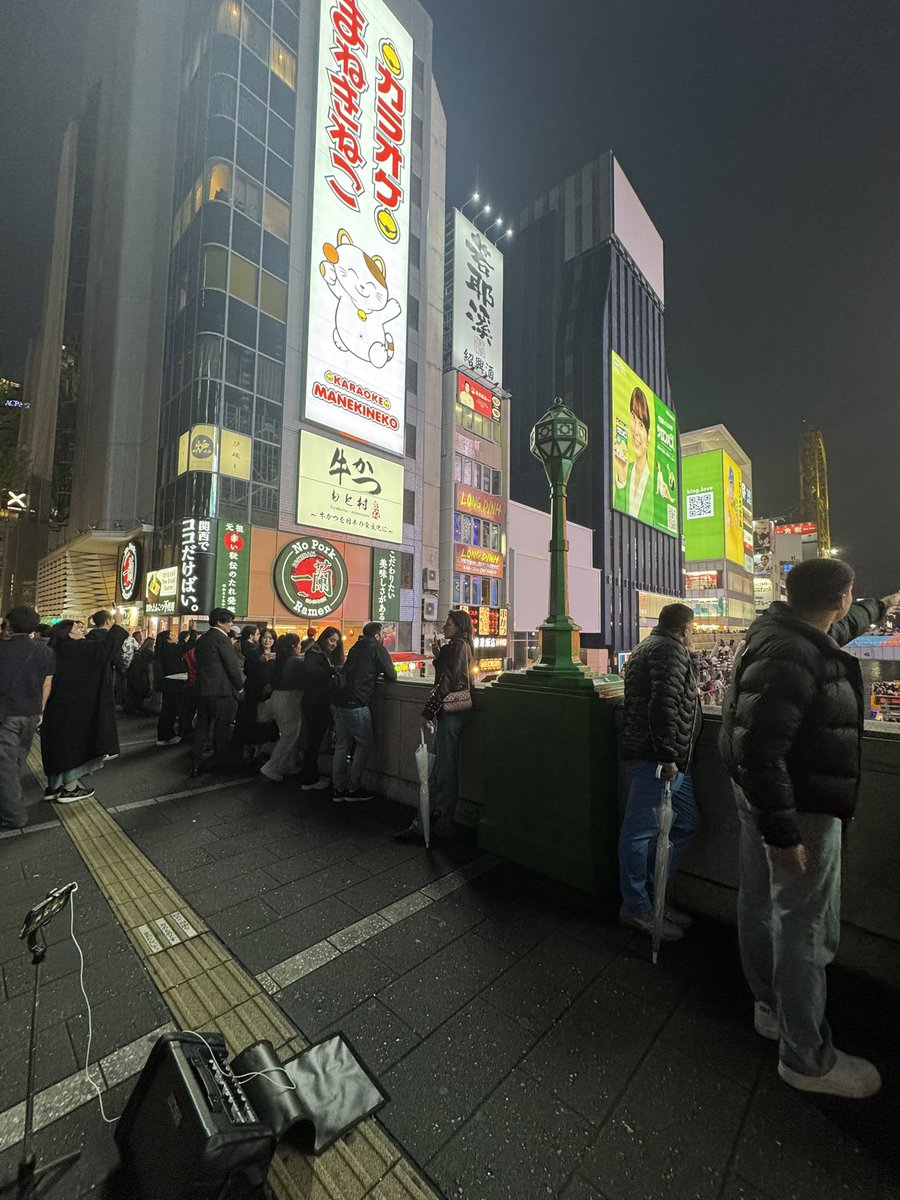 ___y_k___'s tweet photo. 道頓堀の御堂筋側でスタートぉ！ https://t.co/HKBCplYb7h