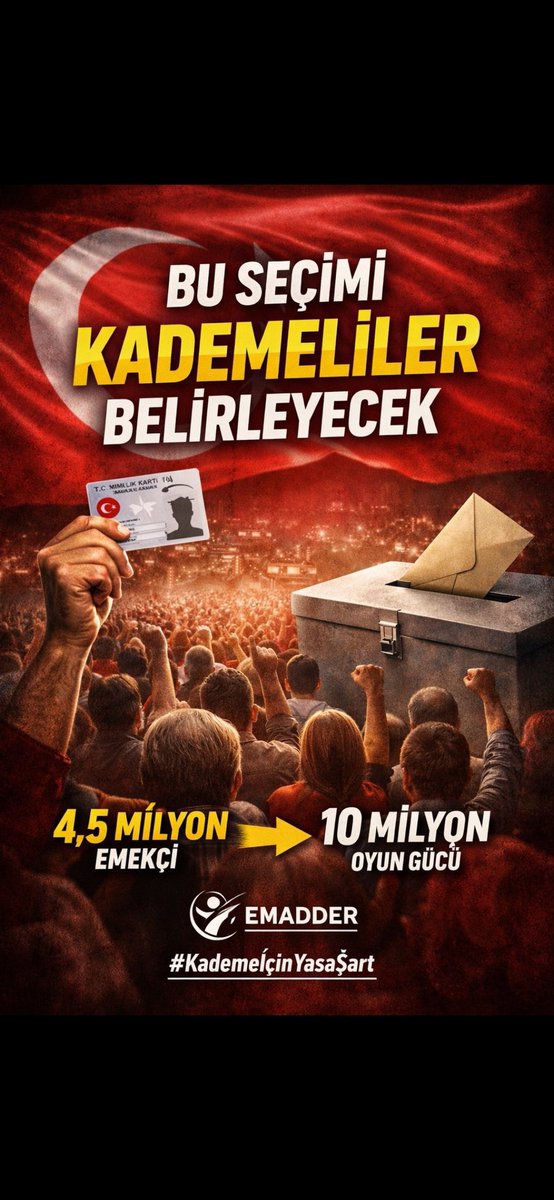 aslan19051985's tweet photo. Milyonlar seçimi belirleyecek,bizi görmezden geleni seçimde bizde görmezden geliriz 
#KademeyiAlacağız https://t.co/Lg2r3A6BeE