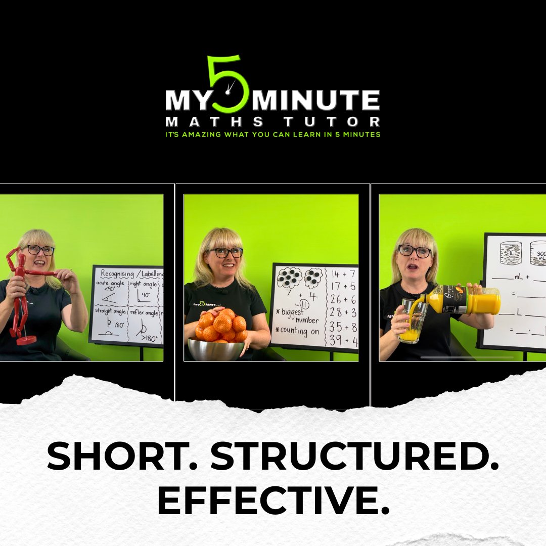 My 5 Minute Math Tutor tweet media