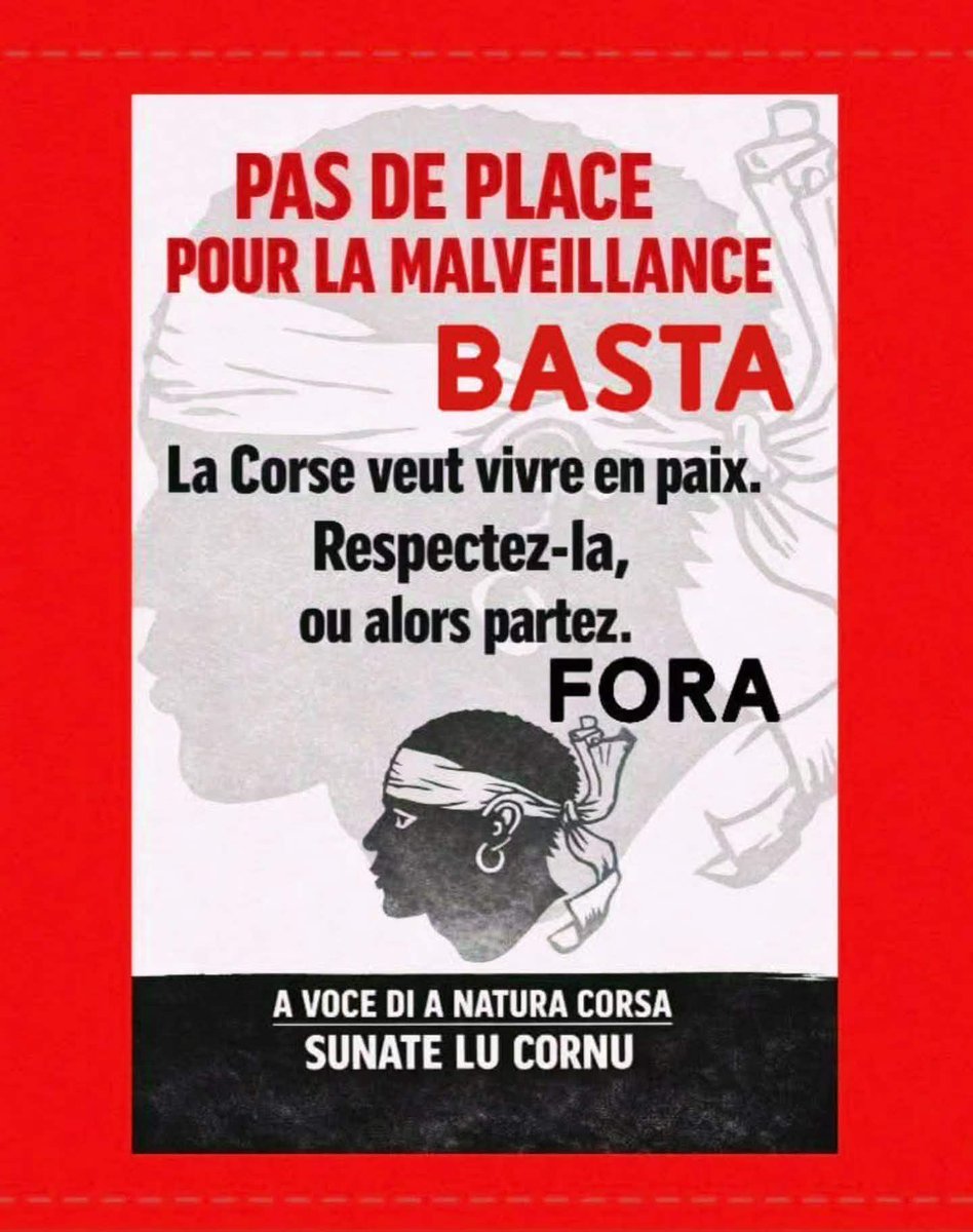 jfbaccarelli's tweet photo. #AVoceDiANaturaCorsa
#SunateLuCornu 

En Corse,
on respecte cette terre…
ou on s’en éloigne.
Pas de paix, pas de place. https://t.co/LK9RZ9gT1g