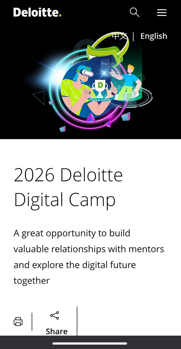 isha_singh06's tweet image. 𝗗𝗲𝗹𝗼𝗶𝘁𝘁𝗲 𝗗𝗶𝗴𝗶𝘁𝗮𝗹 𝗖𝗮𝗺𝗽 𝟮𝟬𝟮𝟲 | 𝗔𝗽𝗽𝗹𝘆 𝗕𝘆 𝗔𝗽𝗿𝗶𝗹 𝟭𝟰

𝗖𝗼𝗺𝗽𝗮𝗻𝘆: Deloitte
𝗘𝗹𝗶𝗴𝗶𝗯𝗶𝗹𝗶𝘁𝘆: All students
𝗣𝗿𝗶𝘇𝗲: RMB 20,000 + Internship Fast-Track
𝗟𝗼𝗰𝗮𝘁𝗶𝗼𝗻: Online + Beijing Finals

Comment for link 👇🏻