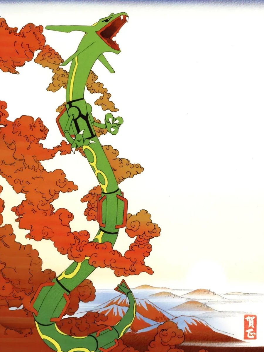 vintage pokemon postcard art by mitsuhiro arita