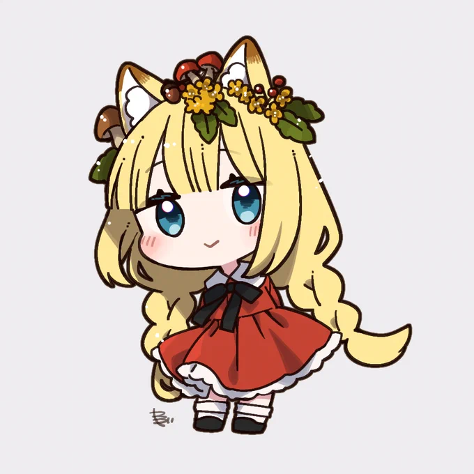 これは結構前に描いたオリキャラなんですけど かわいいじゃん