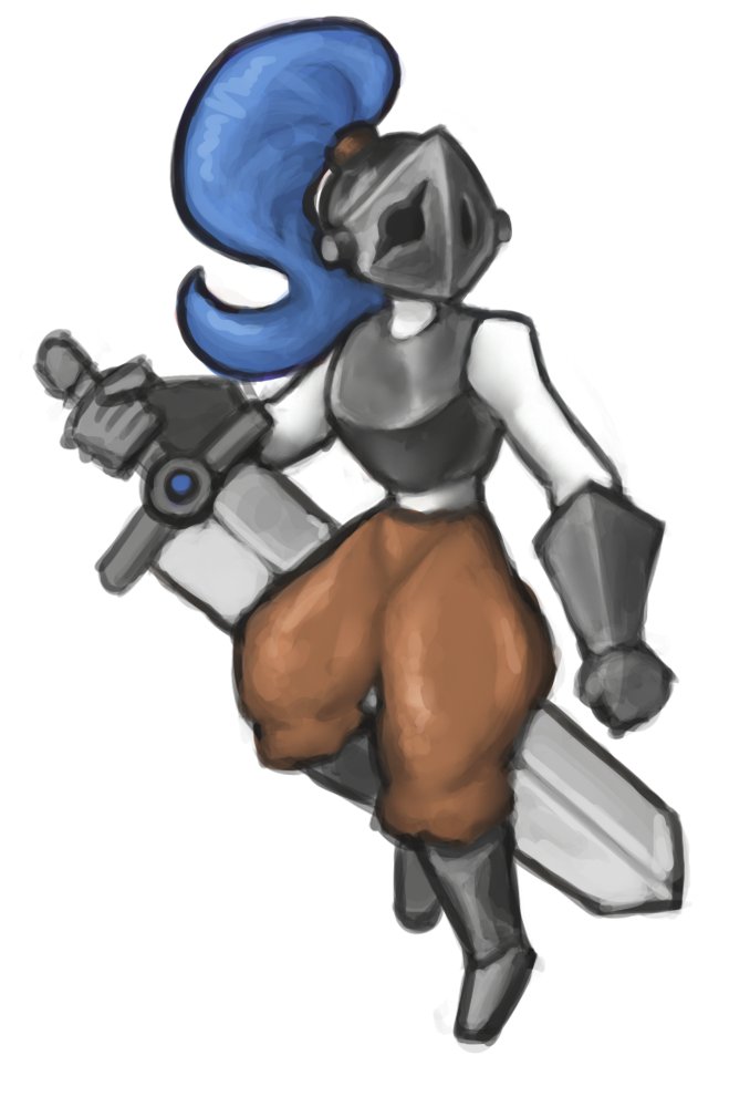 TimberlyHills's tweet photo. random ass sword girl i drew https://t.co/LBsar75DPb