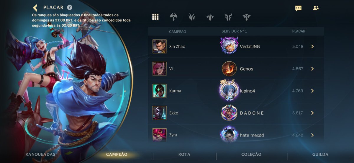 Bora que ta começando mais uma season. 

Wildrift EUW