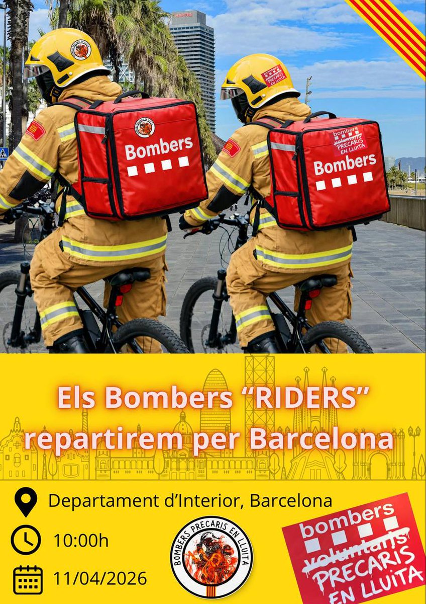 BOMBERS PRECARIS EN LLUITA tweet media