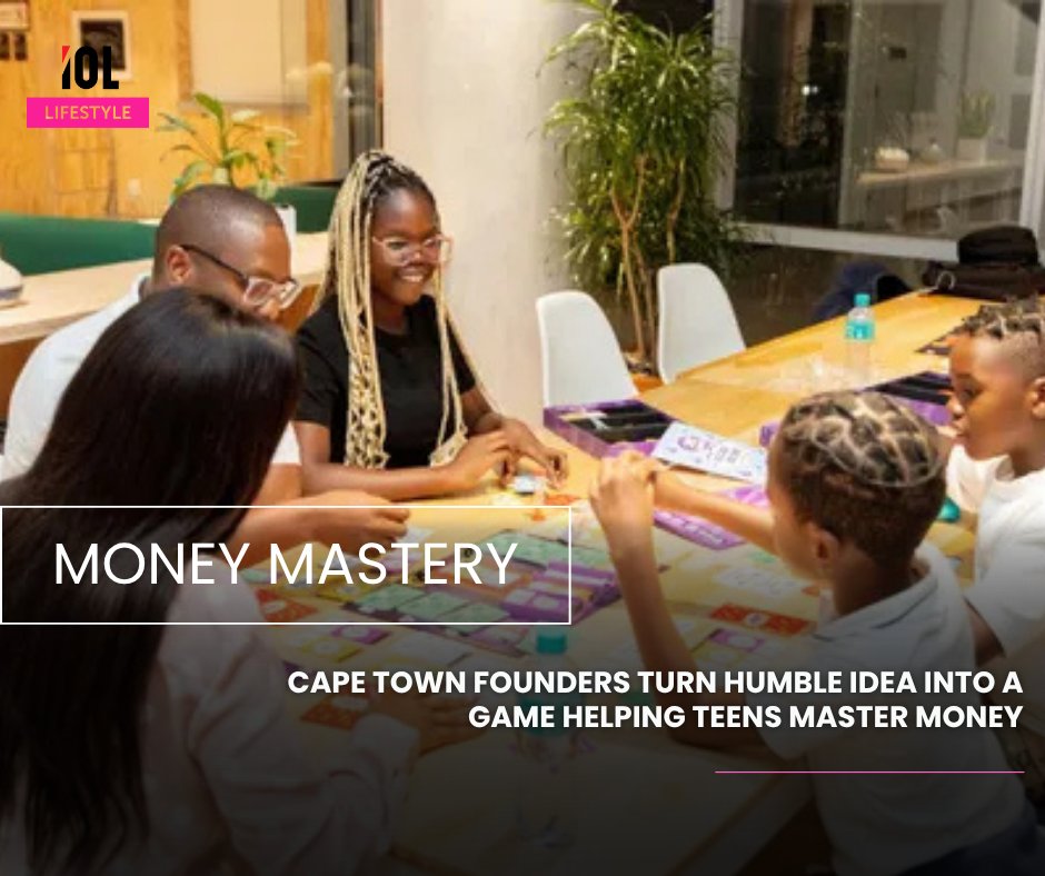IOL's tweet photo. For many South Africans, financial lessons come later, often through avoidable mistakes. That’s why two young founders created FinMaster, a homegrown board game helping families start natural conversations about money.
#FinMaster #SmartPlay @IOL_Lifestyle
Read on https://t.co/a1tuZVhHsy