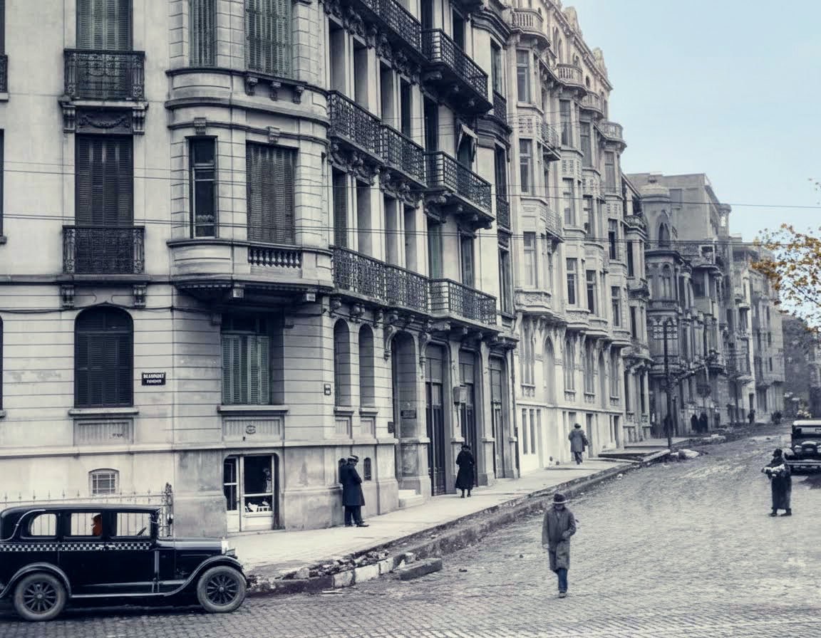 eskidenist66's tweet photo. Osmanbey’den Rumeli Caddesine giriş… 1930’lar. https://t.co/u3BbmUPTfQ
