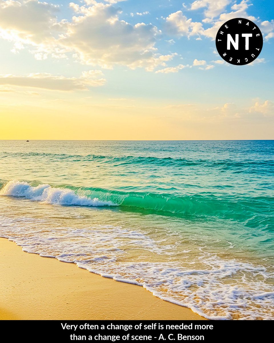 thenatetucker's tweet image. 💁🏽‍♂️ You've got to do it even if it's painful.👇🏽

🤔 Very often a change of self is needed more than a change of scene - A. C. Benson 💯🔥🔥🔥🔥

P.S. 👆🏽You will be better for it at the end. 💜 It's inevitable and constant. 👐🏼 Embrace it! 😍

#motivationdaily #motivation