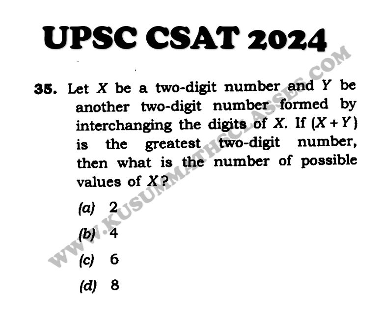 kusumclasses's tweet image. Watch the solution here:- youtu.be/iSrRaIu5NJc

#UPSC, #CSAT, #UPSC2026, #UPSCCSAT, #UPSCPrelims2026, #CSATStrategy, #UPSCPreparation, #UPSCAspirants, #Prelims2026, #CSATPreparation