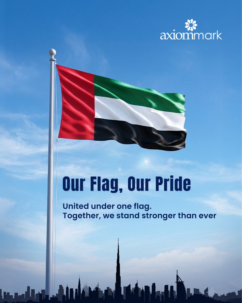 axiom_mark's tweet photo. 🇦🇪 Our Flag, Our Pride

More than a symbol, our flag reflects who we are...our unity, values, and shared journey. Together, we stand strong under one flag, honoring our past and building our future.

#uaeflag #uaeunity #nationalpride #uaespirit https://t.co/PLd3eoI7kg