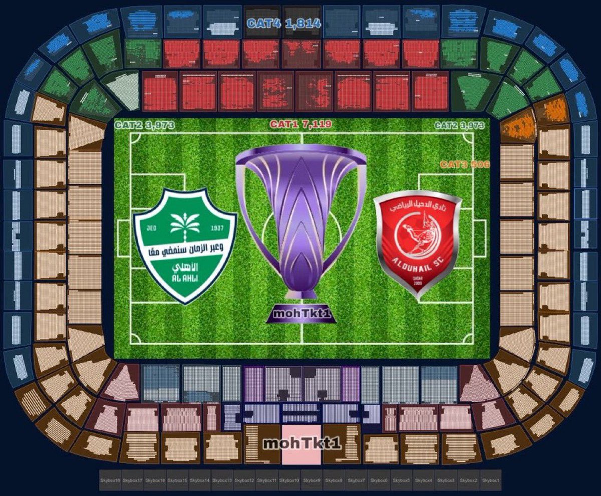 تحديث تذاكر الاهلي والدحيل 🚨

إجمالي التذاكر : 59,309

التذاكر المتاحة : 14,413🟢

التذاكر المباعة: 7,774 ⚫️

الدفعات القادمة: 35,653 🔜

إلقاء سيقام في ملعب الانماء يوم 13 ابريل 🏟️

احجز تذكرتك الآن المدرج يحتاجك 🟢

رابط حجز التذاكر : ahlan.sa/events/details…