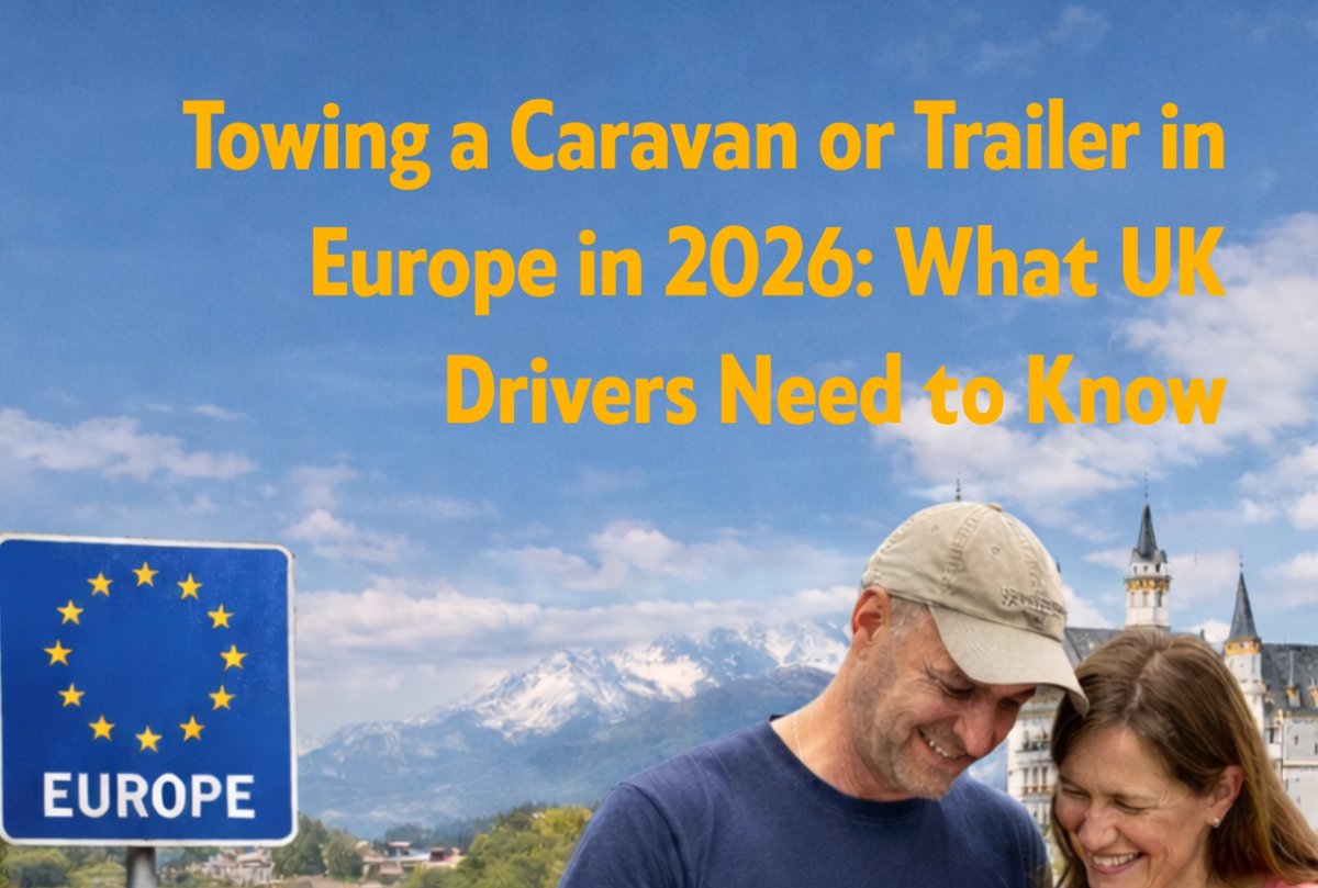 Heading to Europe with a caravan or trailer in 2026? 🚐

New rules could catch you out 👀
Make sure you’re fully prepared before you travel

👉 Read the guide:
zurl.co/rl1bv

#CaravanLife #Towing #RoadSafety #TravelEurope #TrailerTips